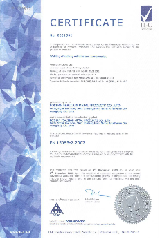 EN 15085 Welding Certification For Components EN 15085 Welding Certification For Components
